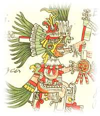 Huitzilopochtli - one of the most important Aztec gods